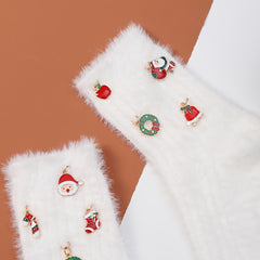 Cozy Christmas Fuzzy Socks Women's Stockings