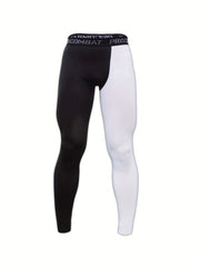 Men's Quick Dry Compression Pants for Outdoor Running Training