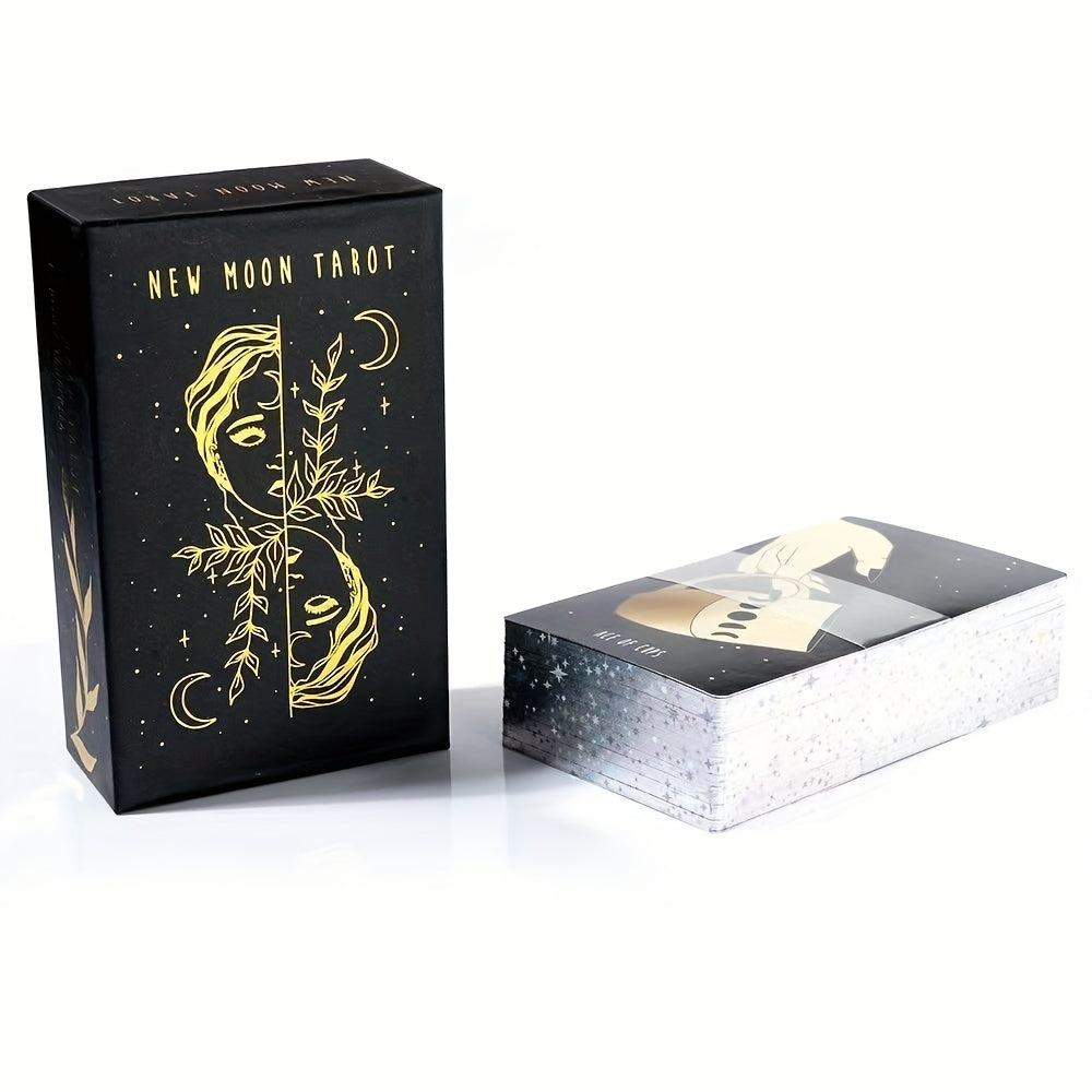 Moon Crescent Tarot Cover - Unveil Night Sky Secrets