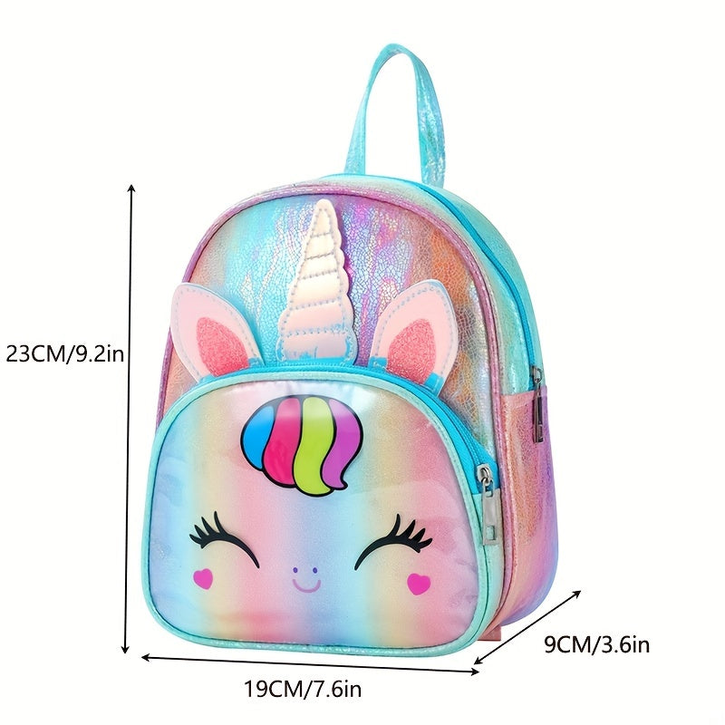 Laser Pony Casual Backpack Schoolbag for Kids