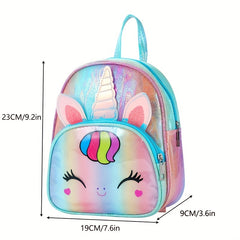 Laser Pony Casual Backpack Schoolbag for Kids