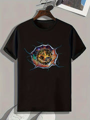 Men's Graphic T shirt for Summer Casual Wear