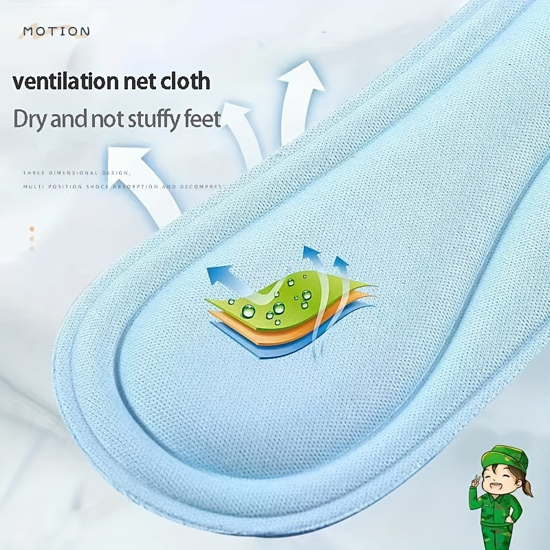 4D Memory Foam Orthotic Insole Cushion for Man Women