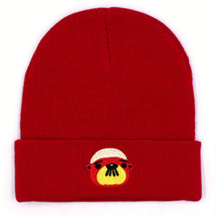 Bear Dad Animal Cartoon Bear Knitted Hat for Men and Women