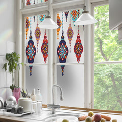 Vintage Pattern Retro Hanging Lamp Wall Sticker