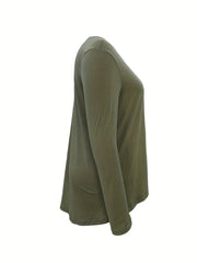 Casual Cardigan Women's Plus Solid Long Sleeve Open Front