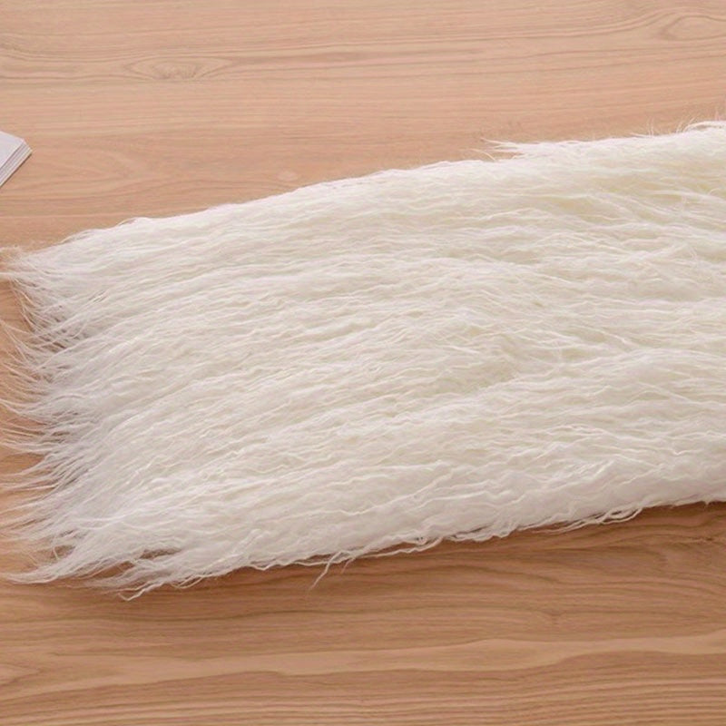 Cotton Doll Animal Hair Decoration Long Hair Roll Bundle Pillow Fabr