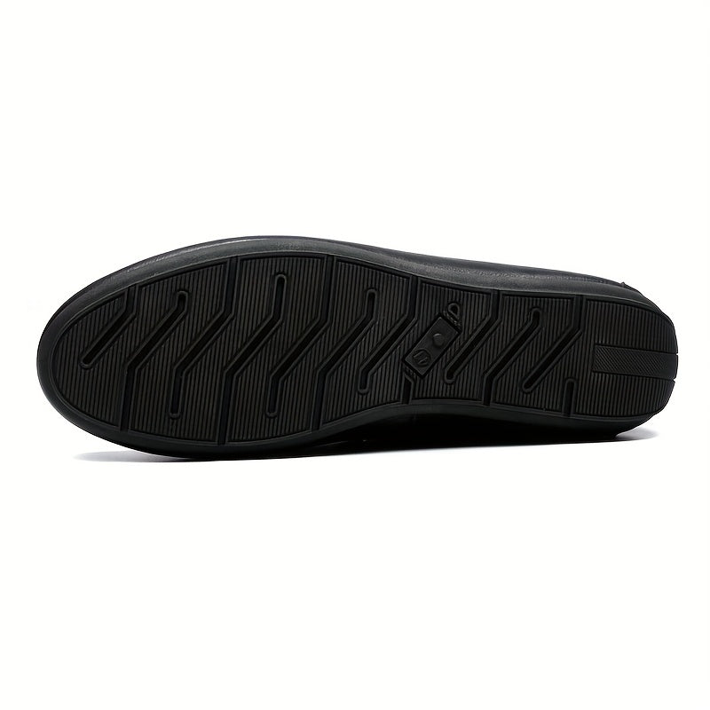 Men's Moc Toe Loafer Shoes Non-Slip Slip On Driving Shoes