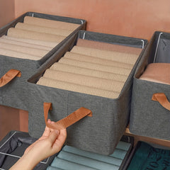 Foldable Clothes Storage Box Wardrobe Closet Packing Cube Organizer