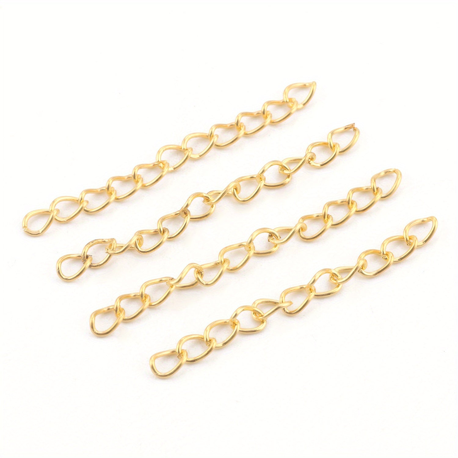 50pcs Alloy Extender Chain Necklace Bracelet Extension Accessories
