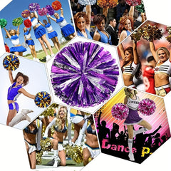 10pcs Cheering Poms Handheld Props Dancing Supplies