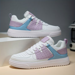 Women's Round Toe Skate Shoes Lightweight Non Slip Sneakers