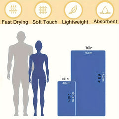 Microfiber Travel Towel for Camping Beach BackpackingHiking