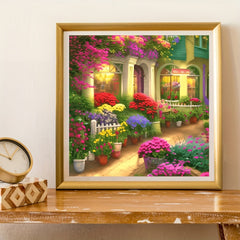 Garden House 5D Diamond Painting Kit DIY Home Wall Decor