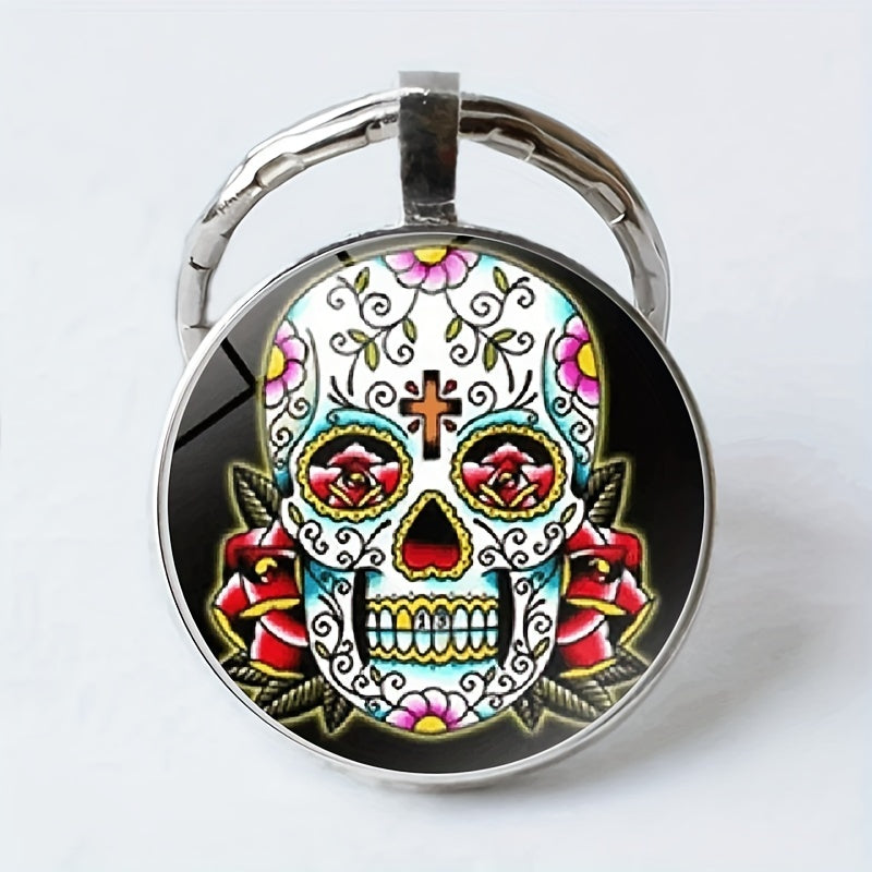 Skull Keychain Necklace Bag Charm Accessory Boys Girls