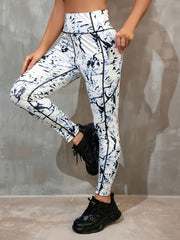 Tie Dye Quick Dry Yoga Leggings High Waist Running Pants