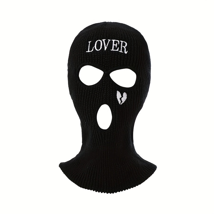 Mens Broken Love LOVER 666 Three Hole Mask Cycling Helmet Balaclava Mask