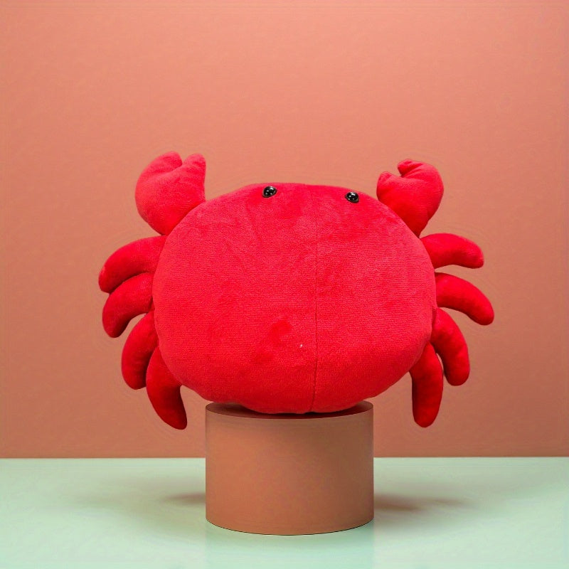 Red Crab Plush Toy Soft Stuffed Animal Perfect Gift for Friends & Family