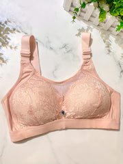 Comfy Push Up Bra Lace Wireless Breathable Women's Lingerie
