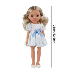 Blonde Doll in Dress with Pearl Accents Perfect Birthday Gift for Girls