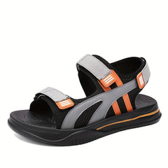 Men's Durable Non Slip Outdoor Sandals with Hook & Loop Fastener