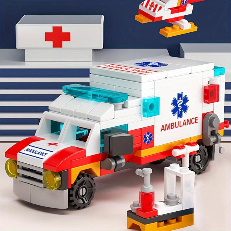 Urban Combat Ambulance 122pcs Building Blocks Toy