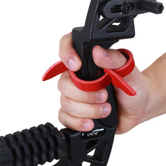 Archery Finger Tabs Leather Thumb Ring Adjustable