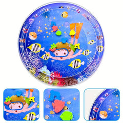 Purple 32 3inch Cartoon Inflatable Crawling Mat Sports And Pool Entertainment