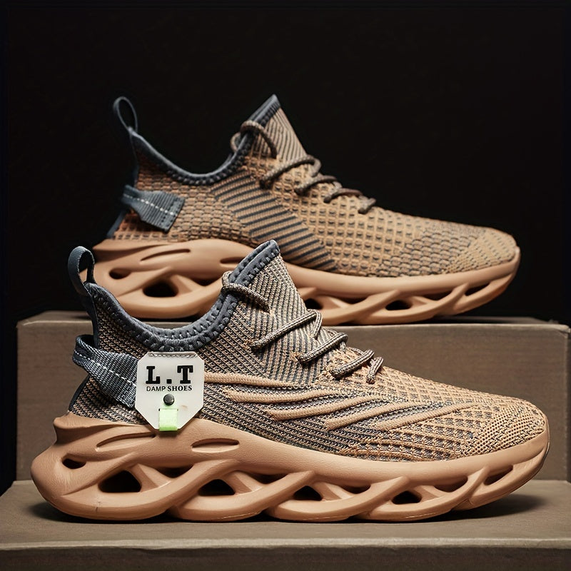Men's Knitted Breathable Comfy Sneakers For Running
