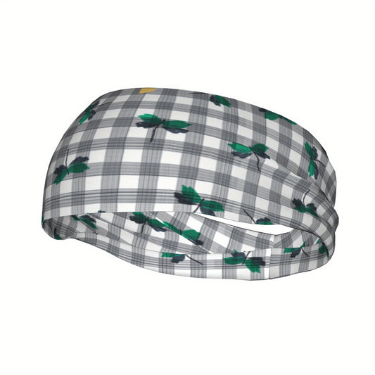 Signature Check Plaid Headband for Sport & Casual Outfits