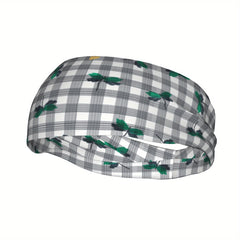 Signature Check Plaid Headband for Sport & Casual Outfits