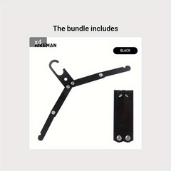 Aluminum Alloy Folding Hanger Non Slip Portable for Camping & Hiking