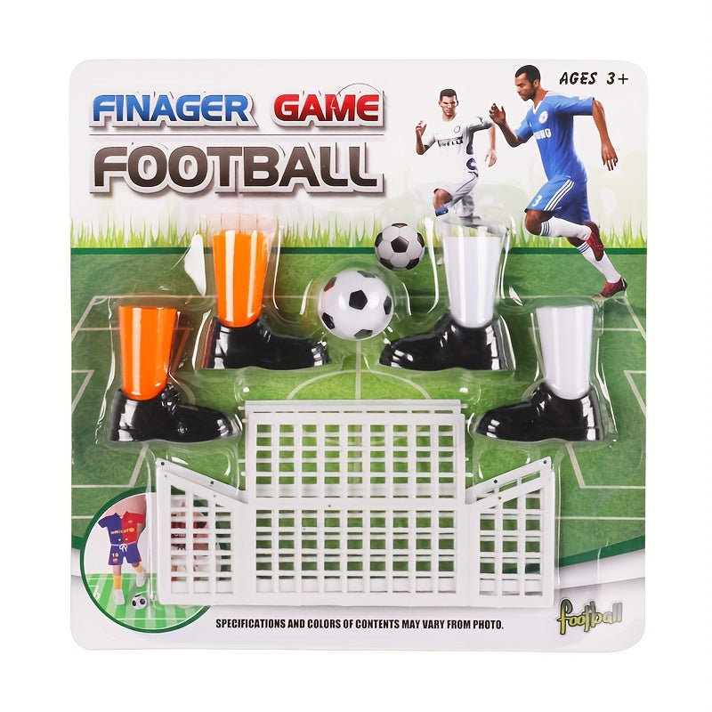 Finger Football Game Set Two Goals Family Party Finger Soccer Match Toy
