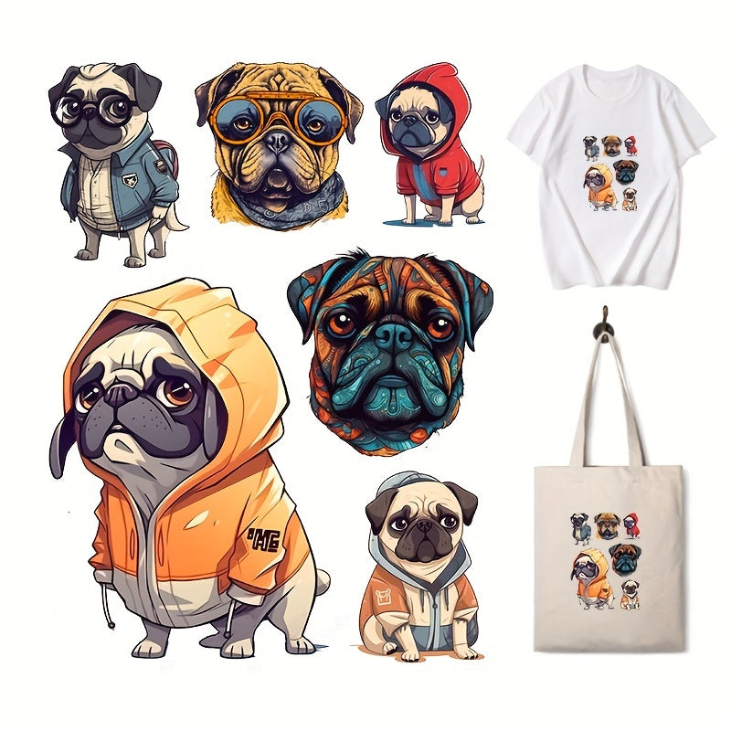 6 Pcs DIY Heat Transfer Patches for Clothing & Jeans