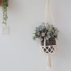Macrame Plant Hanger Hanging Planter Basket Decorative Flower Pots Holder Stand