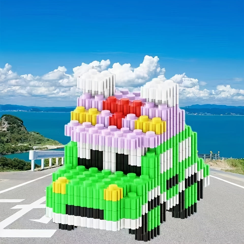 Dinosaur 3D Puzzle Building Blocks Set - DIY Model Kit for Ages