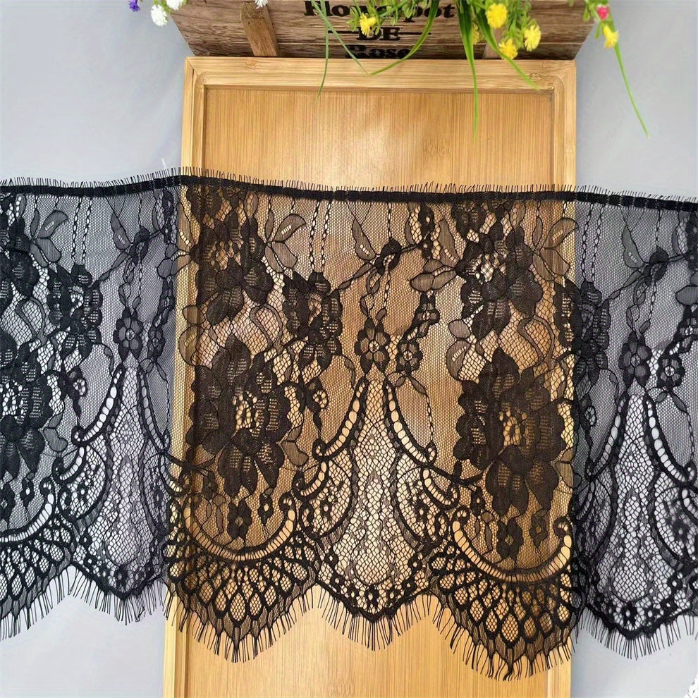 Mesh Lace Trim Fabric Wedding Veil Clothing Craft 3m