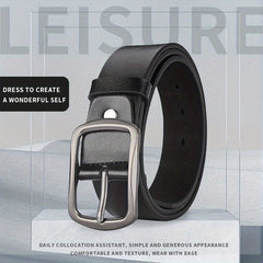 Men's Casual PU Leather Belt for Pants Jeans