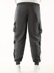 Men's Loose Fit Cargo Pants with Pockets for Spring Summer