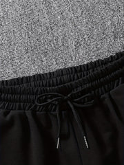 Grin Print Men's Drawstring Sweatpants Casual Jogger Pants