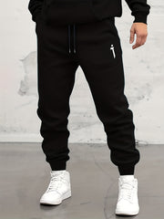 Print Drawstring Sweatpants Loose Fit Joggers