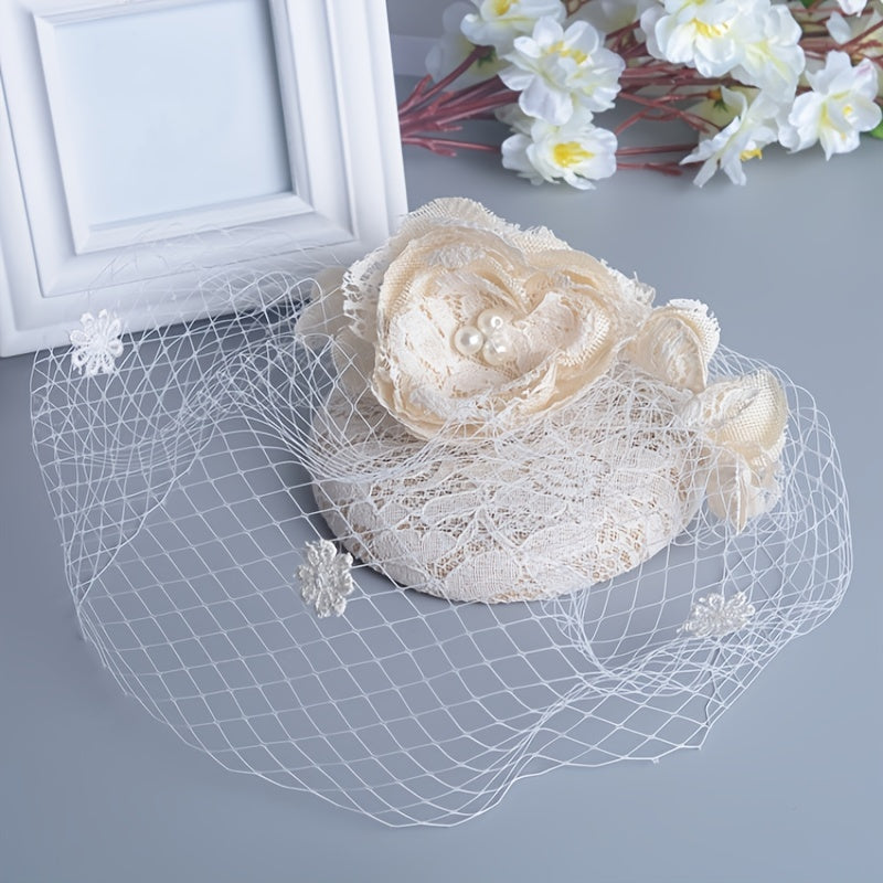 Flower Headdress Hat Wedding Dress Accessories Veil Bridal Wedding Accessories