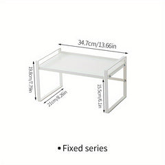 Retractable Storage Shelf Inner Partition Layer Shelf Cabinet