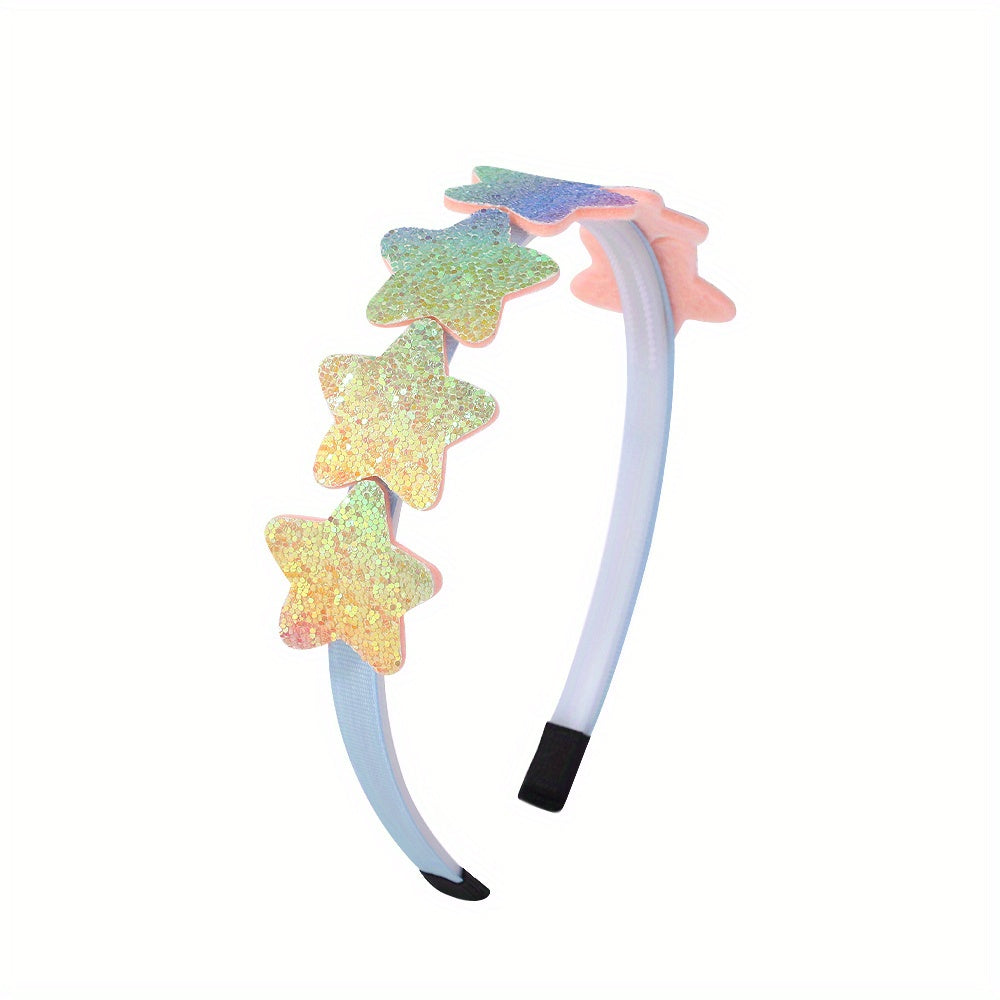 Heart Shape Mixed Headband Plastic Bundle Hairband for Baby Girls