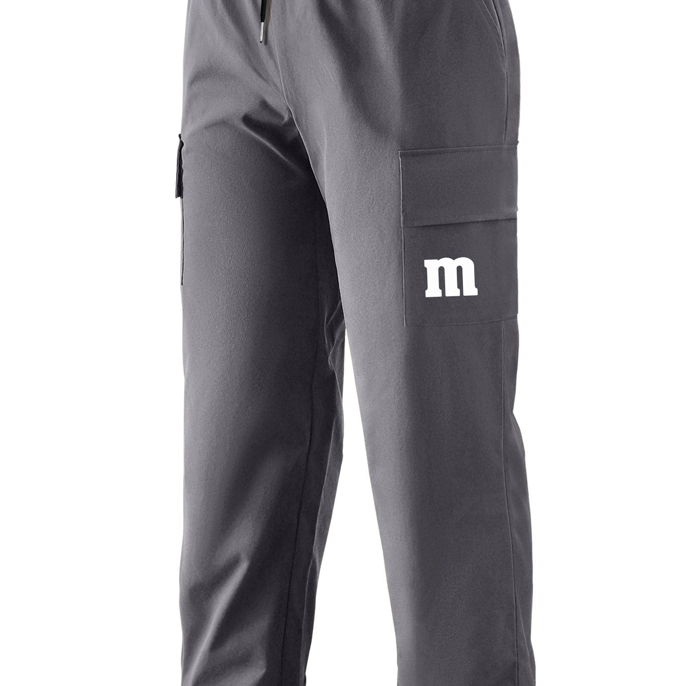 Men's Print Pocket Drawstring Cargo Pants