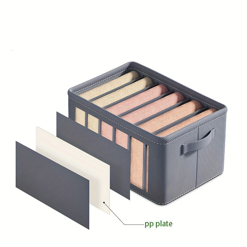 9 Compartment Clothes Storage Box Organizer with Handles