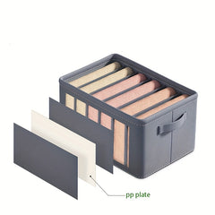 9 Compartment Clothes Storage Box Organizer with Handles