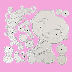 1pc Baby Boy Girl Metal Cutting Dies Stencil Paper Embossing DIY Scrapbooking