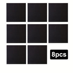 8pcs 25.4x25 ABS Baseplates for DIY Building Blocks