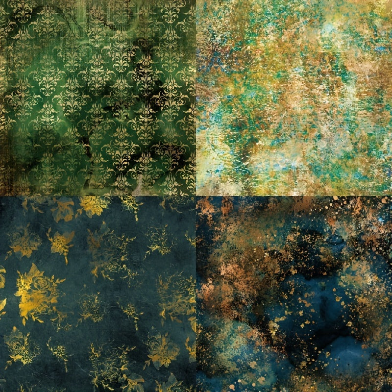 DIY Photo Album Scrapbook Paper Retro Theme Background - Vintage Paper Pack